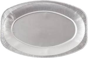 Duni Uppläggningsfat Aluminium Oval 35x24cm
