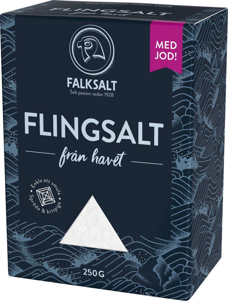 Falksalt Flingsalt med Jod
