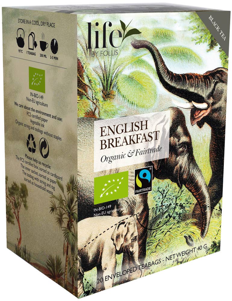 Life by Follis Te Svart English Breakfast EKO/Fairtrade