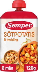 Semper Klämmis Sötpotatis & Kyckling 6M