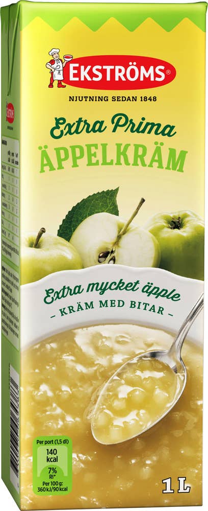 Ekströms Äpplekräm Extra Prima 1L Ekströms
