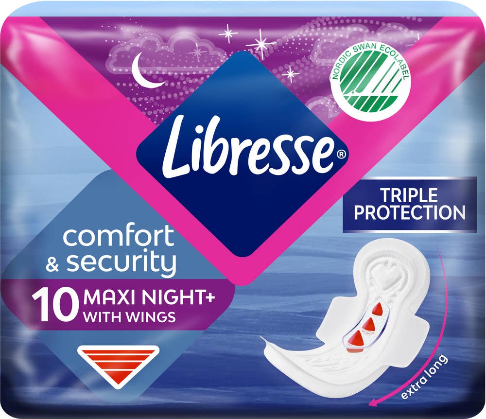 Libresse Bindor Maxi Goodnight Wings