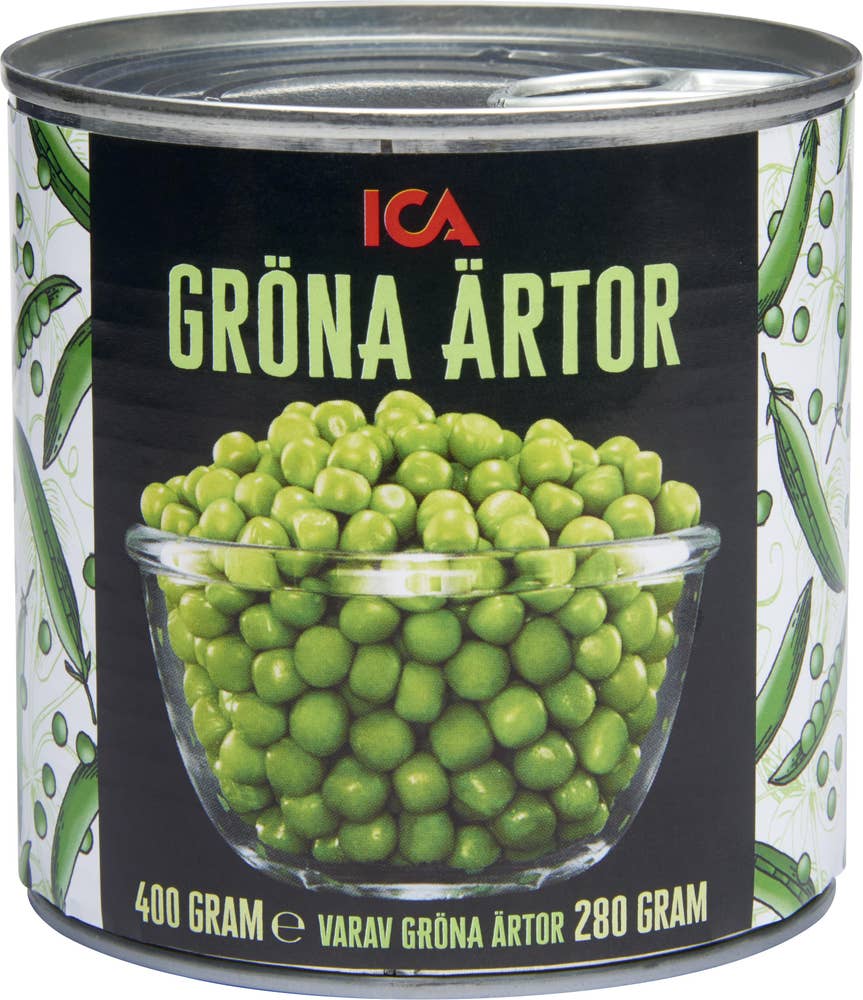 Ej sorterad Ärtor Ica