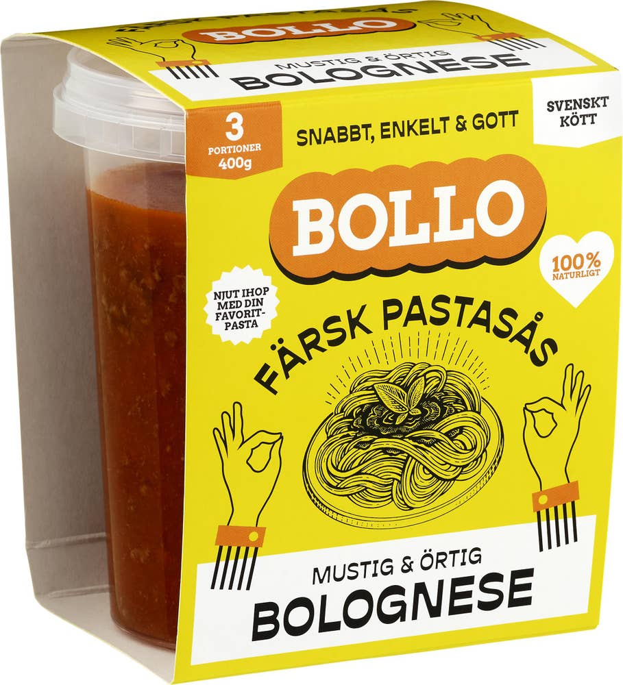 Bollo Färsk Pastasås Bolognese