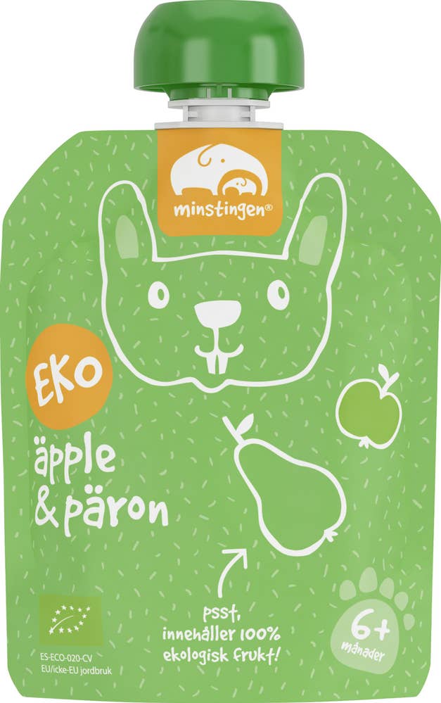 Minstingen Klämmis Äpple & Päron +6M EKO