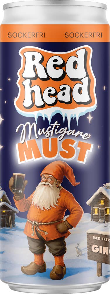 Redhead Julmust Sockerfri