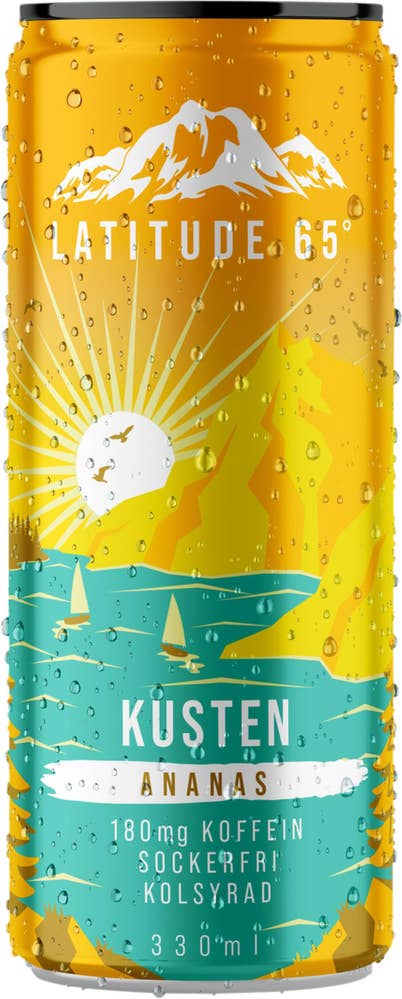 Latitude 65 Energidryck Kusten Sockerfri