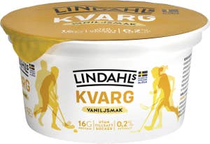 Lindahls Kvarg Vanilj 0,2% Utan Tillsatt Socker