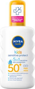 NIVEA Sun Solskydd Kids Spray Sensitive Protect SPF 50+