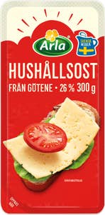 Arla® Götene Hushållsost Skivad Ost 26%