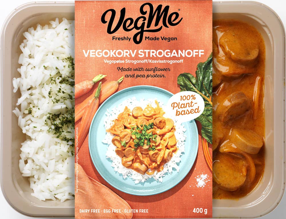 Vegme Korv Stroganoff Vegansk