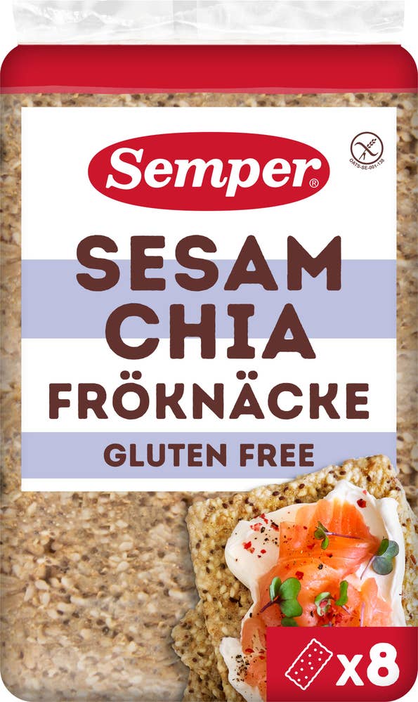 Semper Fröknäcke Sesam & Chia Glutenfri