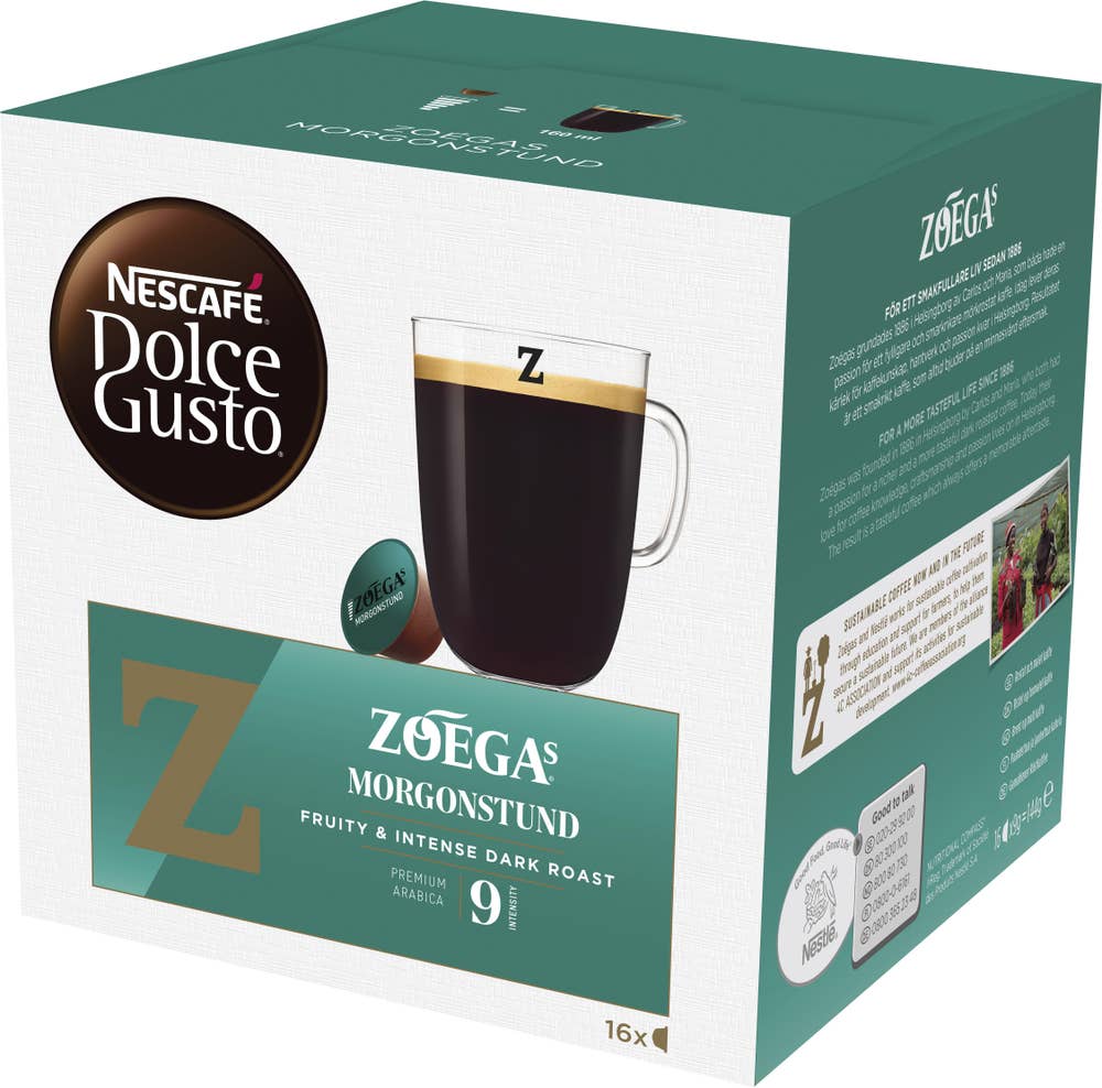 Nescafé Dolce Gusto Kaffekapslar Morgonstund Nescafé 16-p Nescafé Dolce Gusto