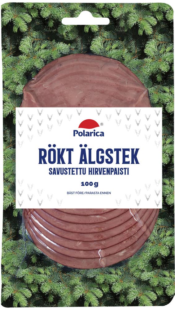 Polarica Älgstek Rökt skivad Polarica