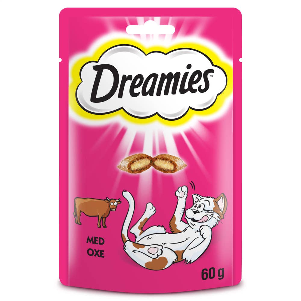 DREAMIES Kattgodis Oxkött