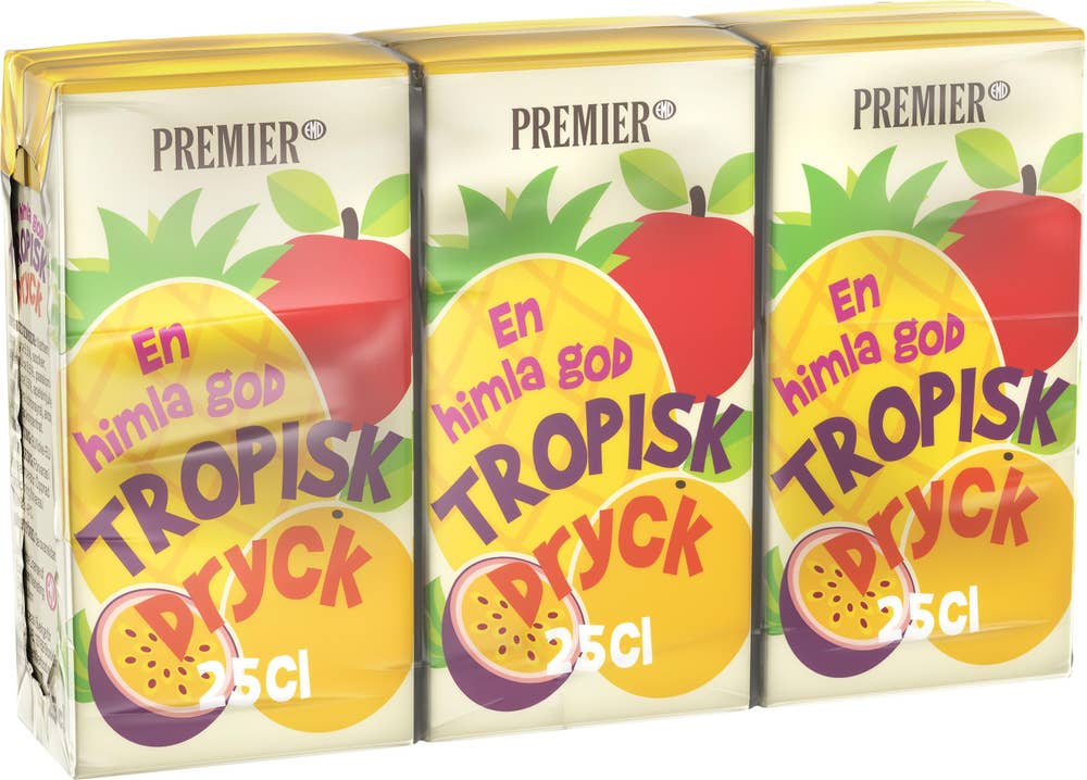 Premier Tropisk Dryck Stilldrink 3x25cl