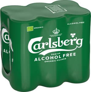 Carlsberg Öl Alkoholfri EKO 0,5% 6x33cl