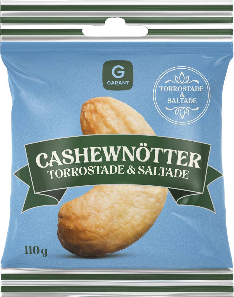 Garant Cashewnötter Torrostade & Saltade