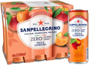 San Pellegrino Pesca & Clementina Zero 6x33cl