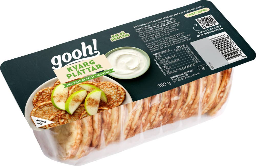 Gooh Kvargplättar Äpple & Kanel