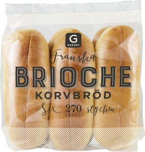Garant Brioche Korvbröd 6-p