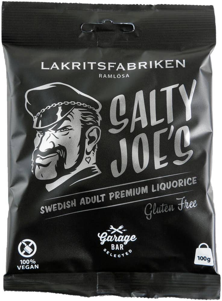 Lakritsfabriken i Ramlösa Saltlakrits Salty Joe´s