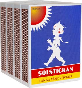 Solstickan Långa Tändstickor 4-p