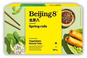 Beijing8 Vårrullar Kimchi & Tofu Fryst