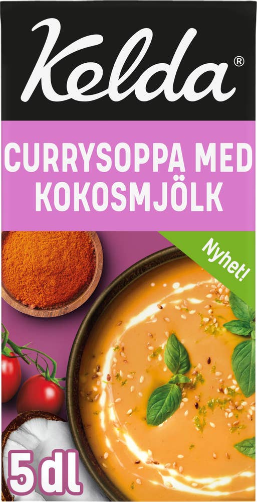 Kelda® Currysoppa med Kokosmjölk