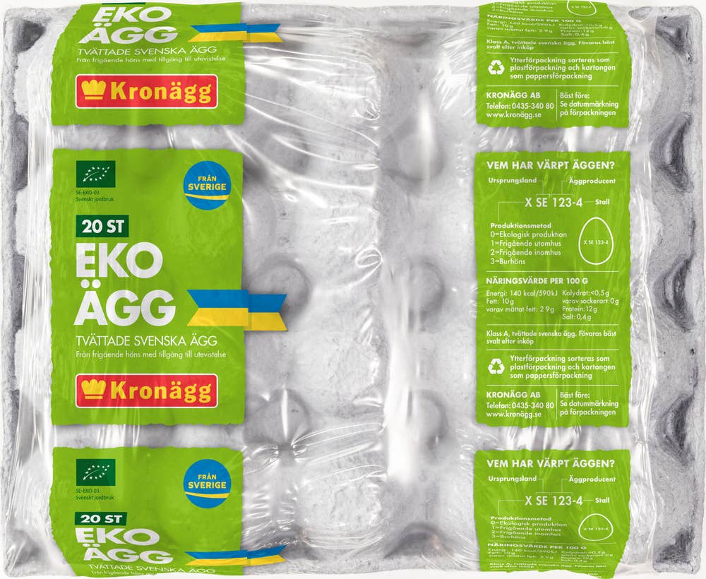 Ägg Frigående EKO M/L 1060g