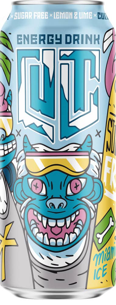 Cult Energidryck Miami Ice 50cl Cult