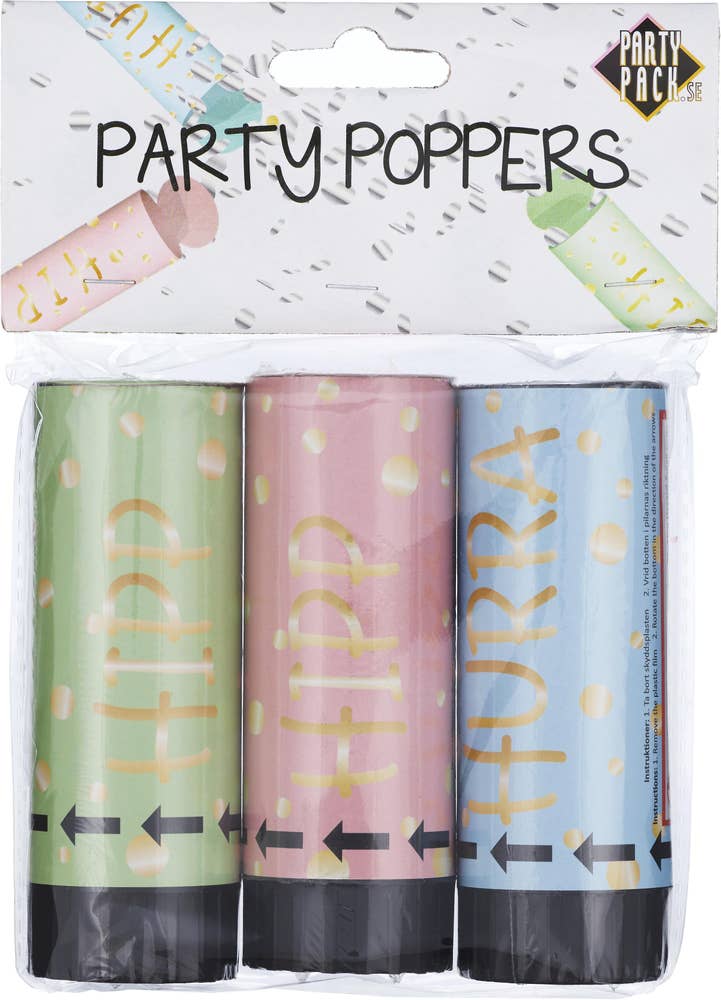 Party Pack Konfettibomb Silver