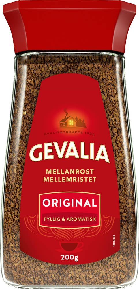 Gevalia Snabbkaffe Mellanrost 200g Gevalia