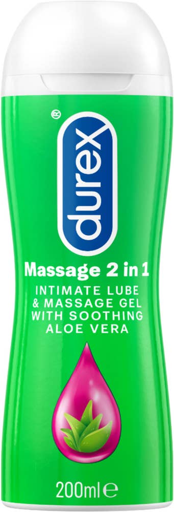 Durex Massage 2-in-1 Aloe Vera, Massagegel och glidmedel,