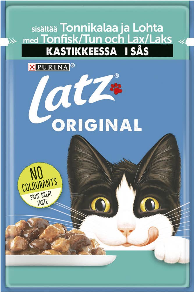 Latz Kattmat Lax & Tonfisk i Sås Latz