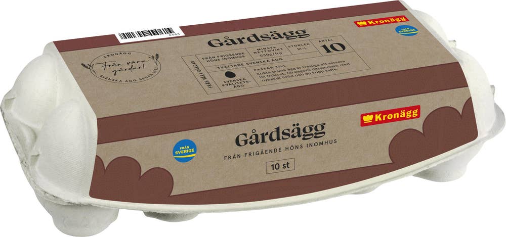 Gårdsägg Bruna M/L 530g