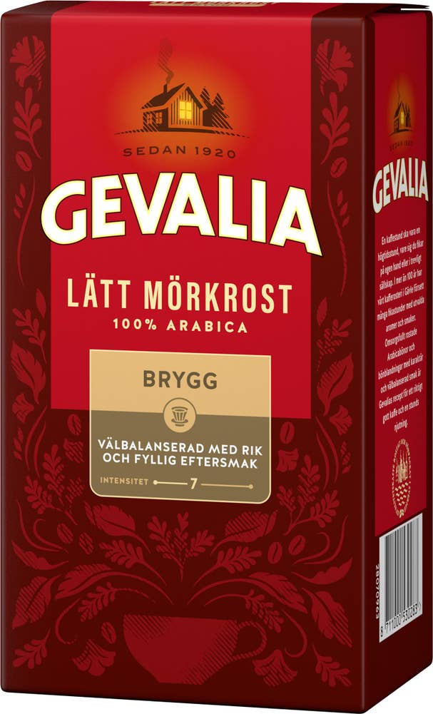Gevalia Bryggkaffe Lätt Mörkrost Gevalia