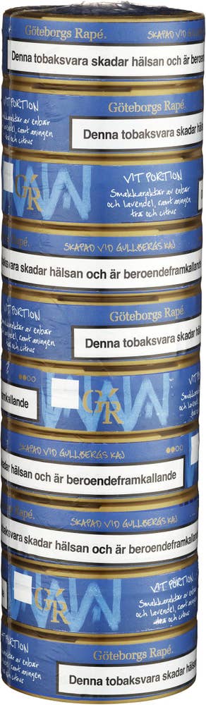 Göteborgs Rapé White Large Stock
