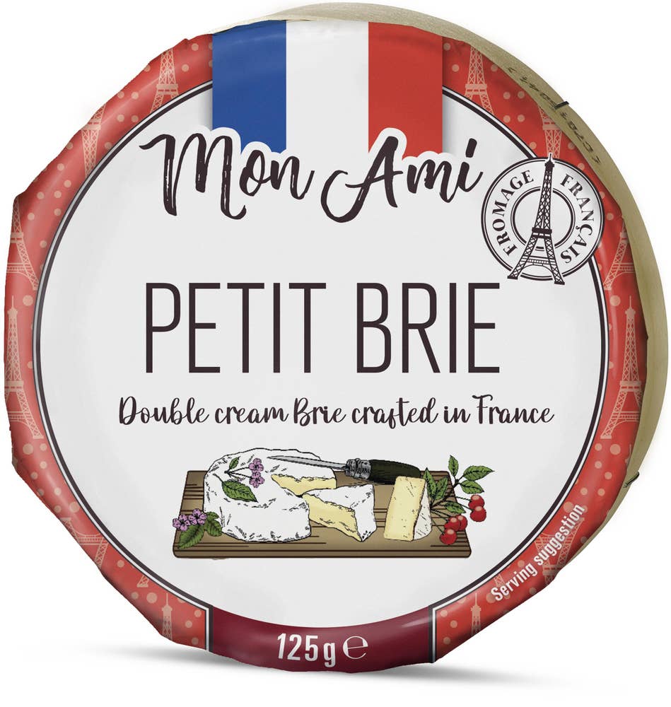 Mon Ami French Brie Petit Vitmögelost 30%