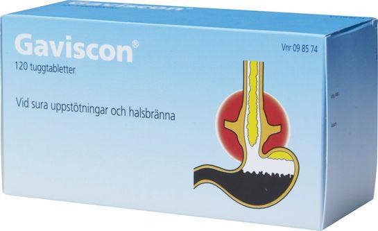 Gaviscon Gaviscon, Tuggtablett, 120 st