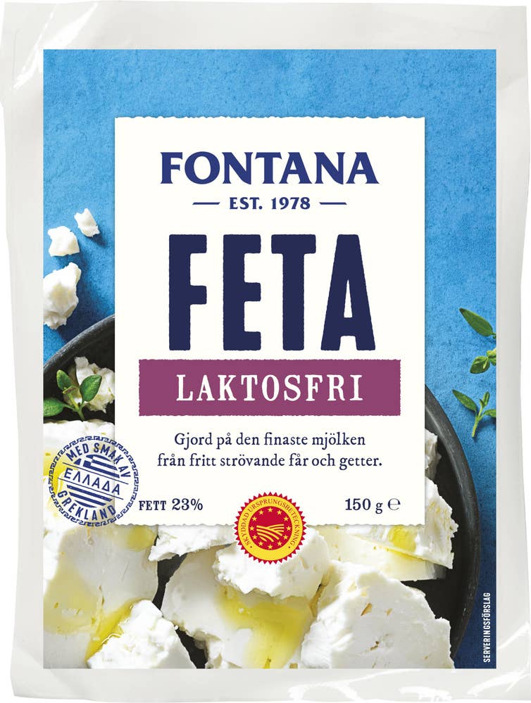 Fontana Fetaost Laktosfri 23%
