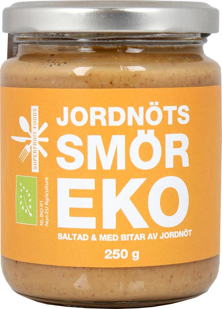 Jordnötssmör Crunchy Saltad EKO