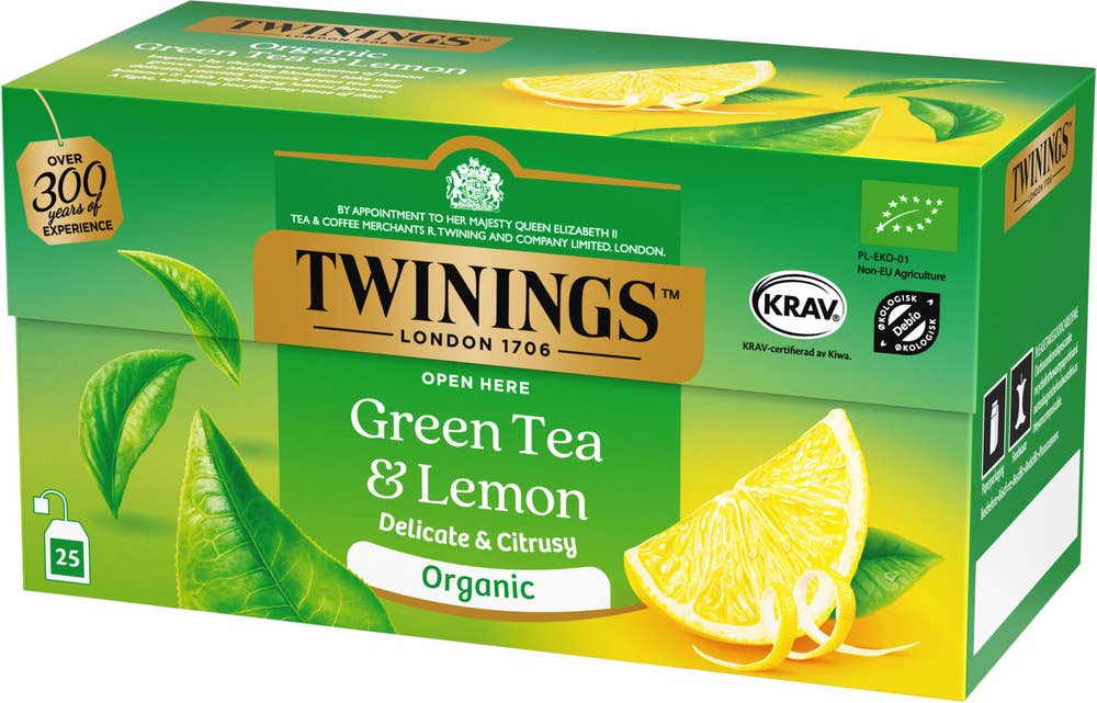 Twinings Grönt Te & Citron EKO