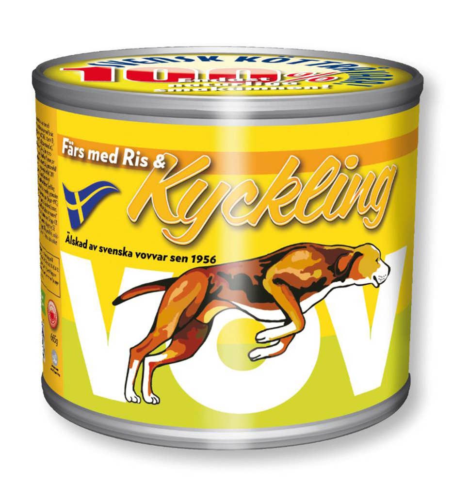 Ej sorterad Hundmat Kyckling Vov