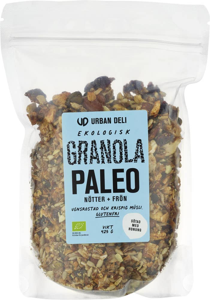 Urban Deli Granola Paleo Nötter & Frön Glutenfri EKO