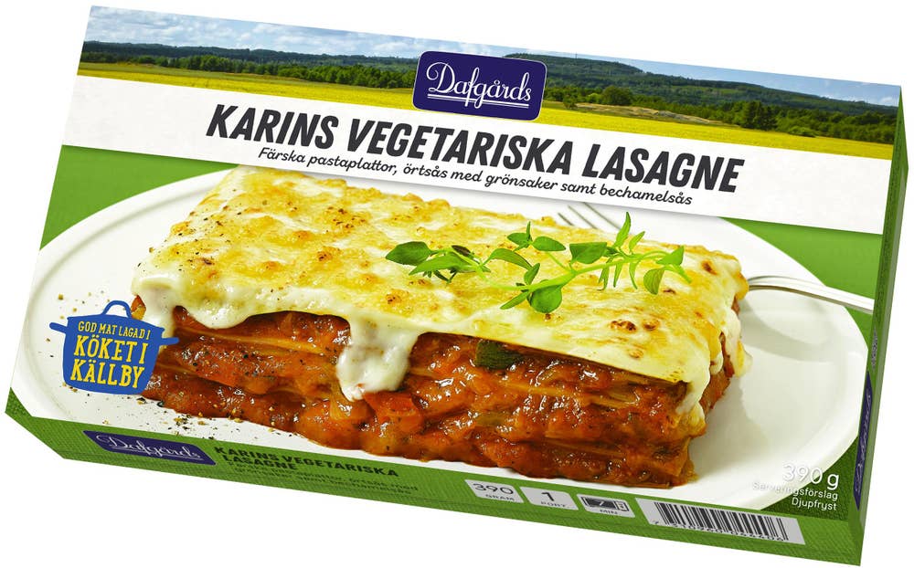 Dafgårds Karins Vegetariska Lasagne Fryst