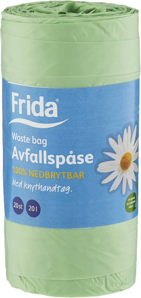 Frida Avfallspåsar Nedbrytbar 20L