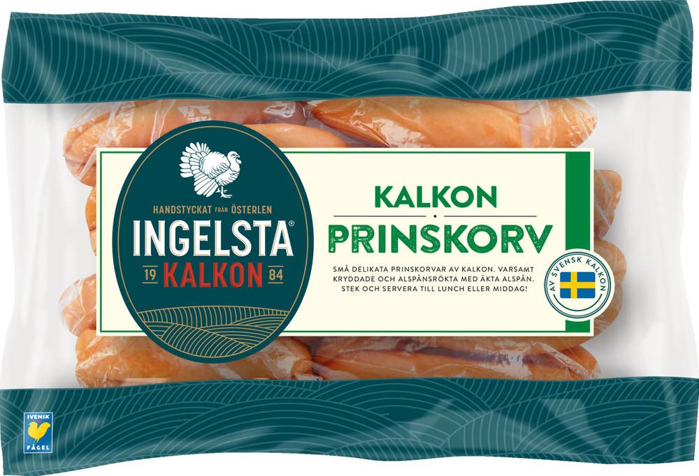 Ingelsta Kalkon Prinskorv Kalkon