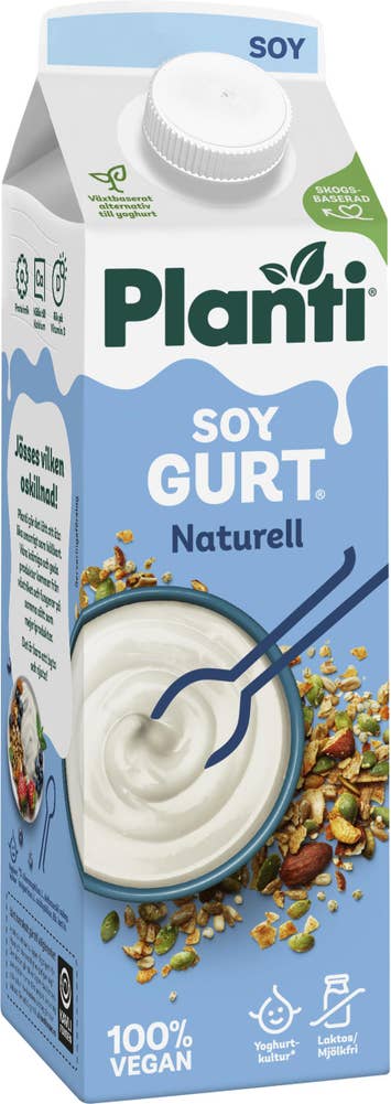 Planti Soygurt Naturell 2,2% 1000g Planti