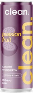 Clean drink Energidryck Passionsfrukt Sockerfri